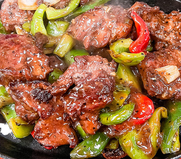Sizzling Beef Tenderloin Black Pepper