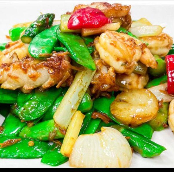 Seafood with XO Sauce